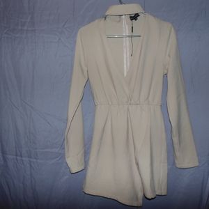 Pretty Little Thing- Nude Romper